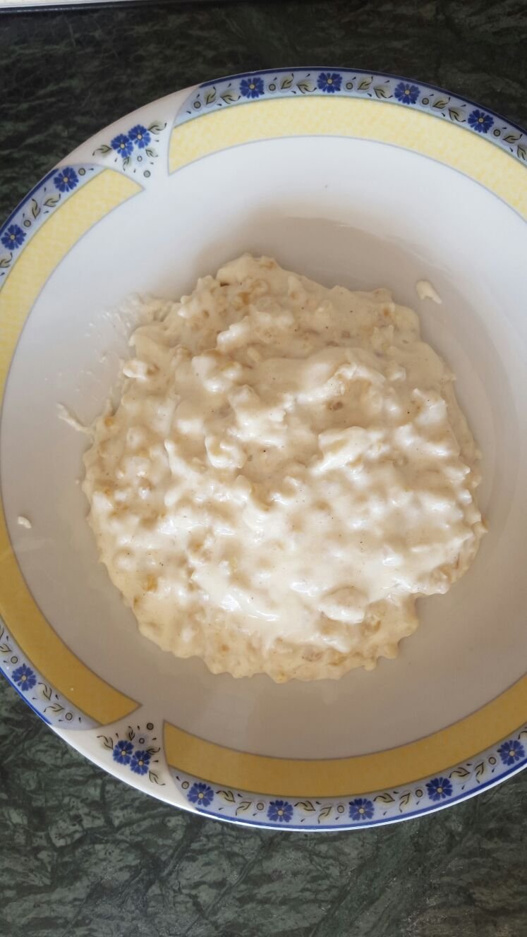 Creamy wheat for pastiera
