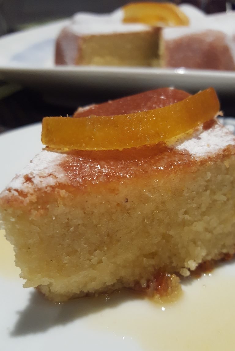 Slice of torta all'arancia