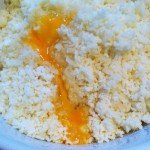 Potatoes and egg mix