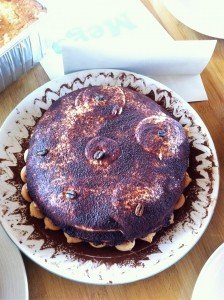 Tiramisu cake at CAFOD British BakeOff