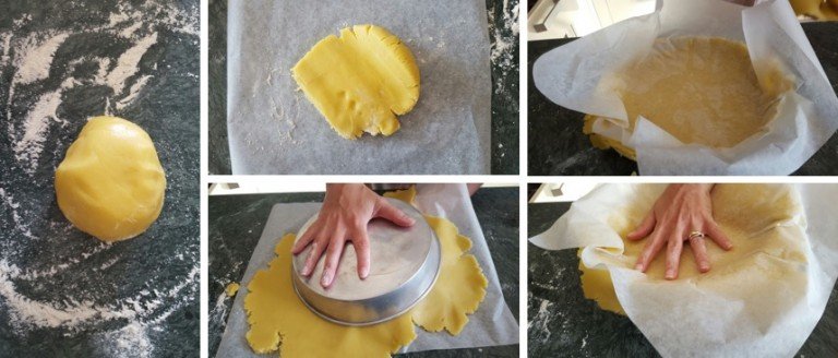 Sweet crust pastry for pastiera
